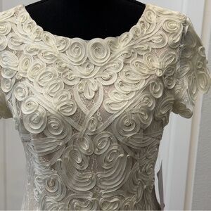 Anthropologie x JS Collections Cream Lace Dress NWT Size 8